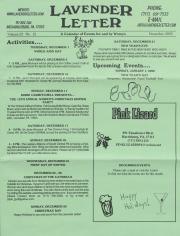 Lavender Letter (Harrisburg, PA) - December 2005