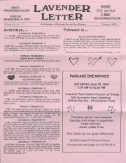 Lavender Letter (Harrisburg, PA) - February 2006