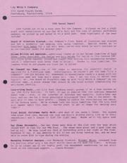 Lily White & Company Annual Report - 1990