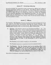 Lily White & Company By-Laws, Revisions - January 7, 1993
