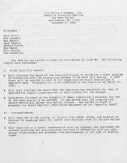 Lily White & Company Director Meeting Reports - 1994 to 1995