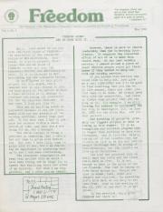 MCC Freedom Newsletter - May 1982