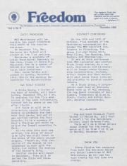 MCC Freedom Newsletter - November 1982