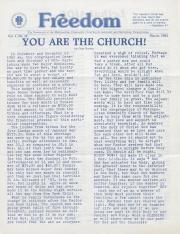 MCC Freedom Newsletter - March 1983