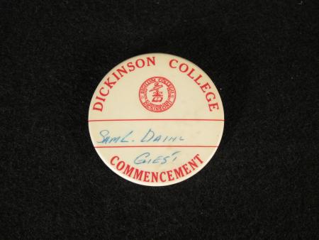 Dickinson Commencement Guest Button