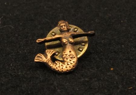 Bronze Mermaid Pin