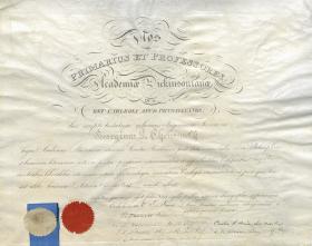 Master of Arts Diploma - George Chenoweth