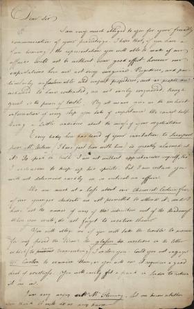 Letter from Joseph Priestley to John Seddon