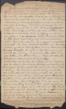 Letter from Christian Humrich to Samuel Davis (Draft) Letter from Christian Humrich to Samuel Davis (Draft)