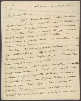 Letter from Roger B. Taney to Taney Campbell