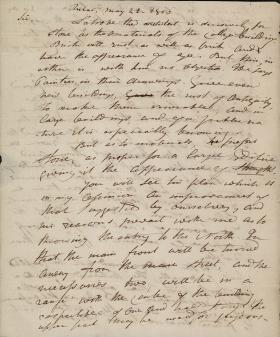 Letter from Hugh Henry Brackenridge to James Hamilton