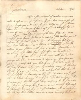 Address after a Vacation by Charles Nisbet