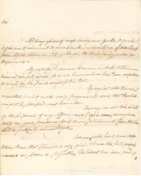 Letter from John Dickinson to Jasper Yates