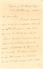 Letter from James Buchanan to Mr. Tyler