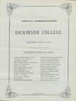 1848 Commencement Program