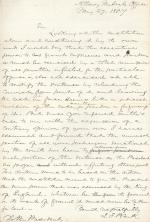 Letter from Jeremiah Black to James Buchanan