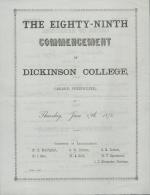 1872 Commencement Program