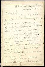 Letter from James Buchanan to T. Apolian Cheney