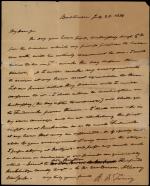 Letter from Roger B. Taney to William Beall