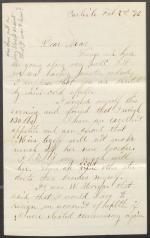 Letter from S. Homer Dosh to Mrs. J. H. C. Dosh