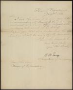 Letter from Roger B. Taney to John Carr