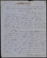 Letter from Jacob Thompson to A. O. P. Nicholson