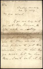 Letter from Richard Rush to Thomas Aspinwall