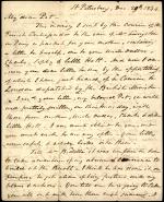 Letter from William Wilkins to "Pet" Wilkins