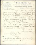 Letter from Spencer Baird to James Ames