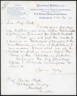 Letter from Spencer Baird to Charles Bell