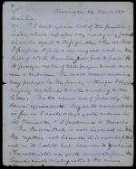 Letter from Spencer Baird to Winfrid Stearns