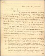 Letter from Robert Waln Jr. to Samuel Sitgreaves