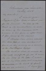 Letter from James Buchanan to John Cunningham