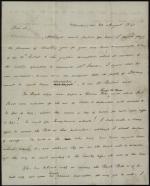 Letter from James Buchanan to  Stimpson Woodward