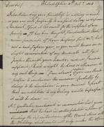 Letter from William Irvine to Henry Dearborn