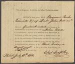 Legal Document, Benjamin Rush as Executor of John Hall’s Estate