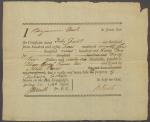 Sworn Affidavit of Benjamin Rush about a Soldier's Pay Certificate