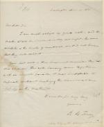 Letter from Roger B. Taney to John Skinner