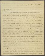 Letter from Roger B. Taney to Unknown Recipient