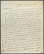 Letter from Roger B. Taney to J. Mason Campbell