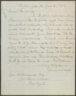 Letter from Spencer Baird to George Lawrence