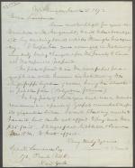 Letter from Spencer Baird to George Lawrence