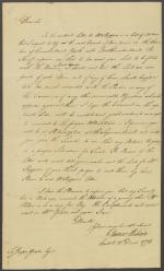 Letter from James Wilson to Jasper Yeates