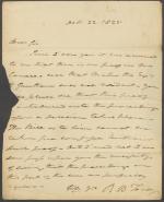 Letter from Roger B. Taney to J. J. Speed