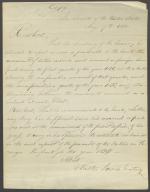 Letter from Walter Lowrie to Roger B. Taney (Copy)