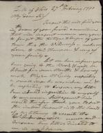 Letter from John Armstrong to George Thompson