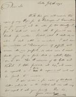 Letter from Joseph Priestley to Unknown Recipient