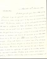 Letter from James Buchanan to Ross Wilkins