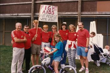 St. Peter Lutheran Church at Harrisburg AIDSWalk - 1994