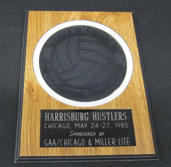 NAGVA III International Tournament Plaque - May 24 - 27, 1985